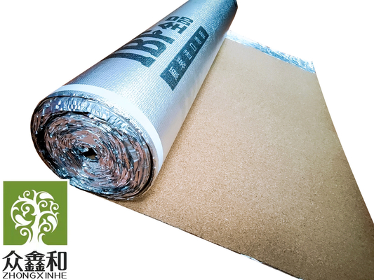 3mm Overlap Cork Floor Underlayment Sound Reduction Moisture Resistant