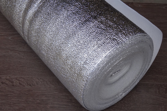 2mm Thickness Basic White Foam Underlay Water Isolation Silver Foil Underlay